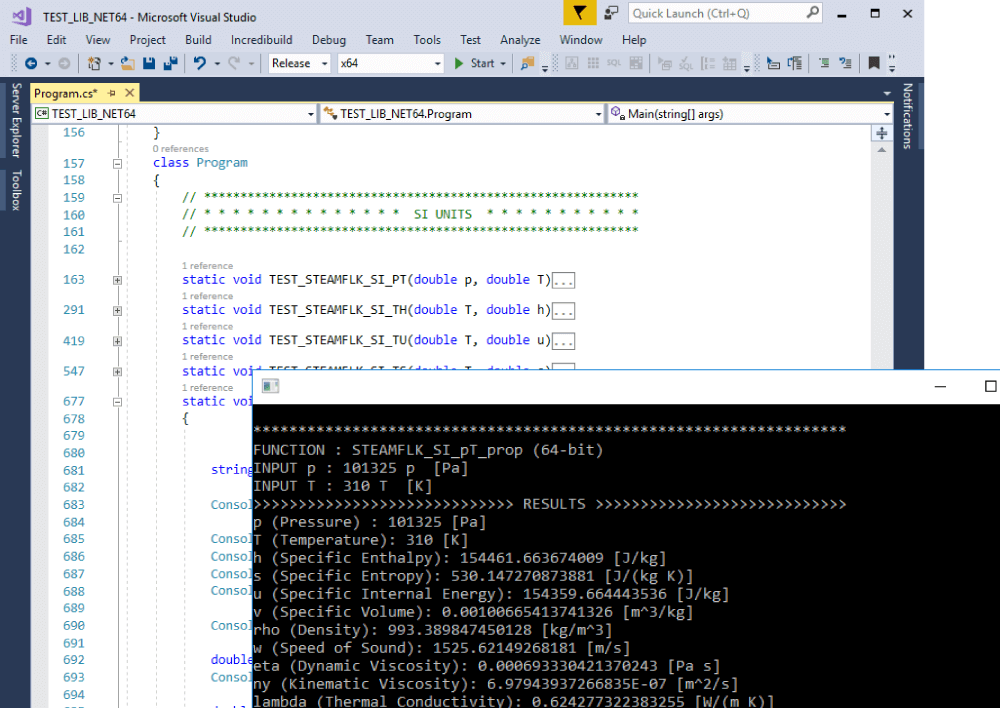 IAPWS IF-97 Dynamic Link Libraries