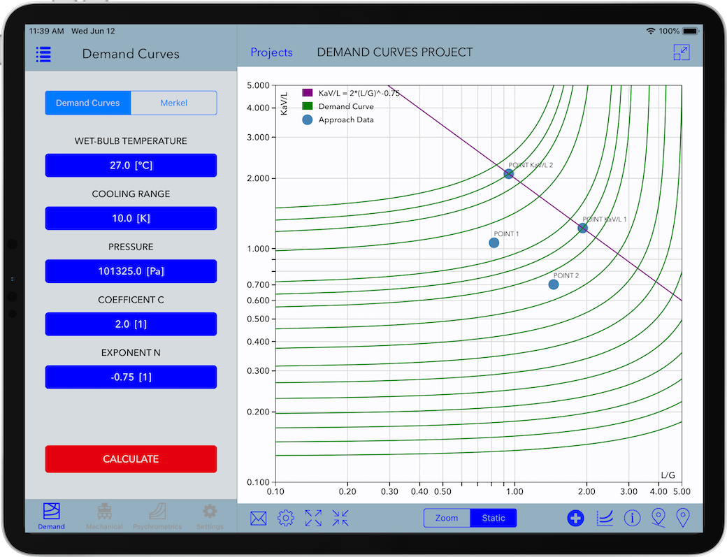 Mechanical Draft Cooling Tower Software for iPad