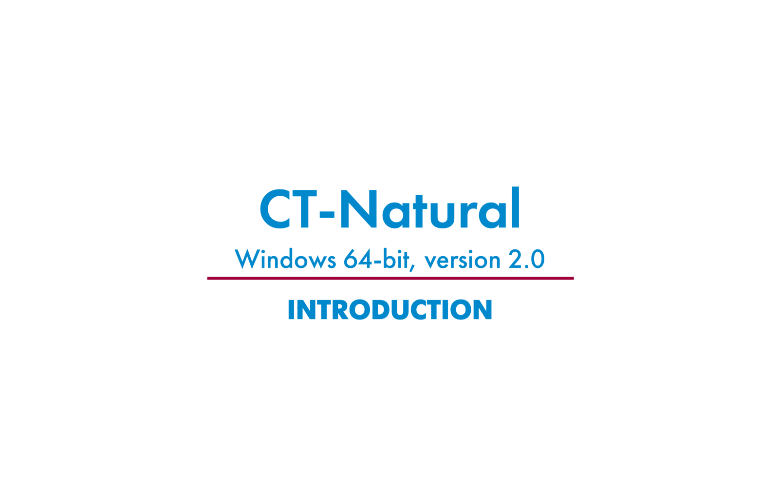 CT-Natural - Introduction (2:12)